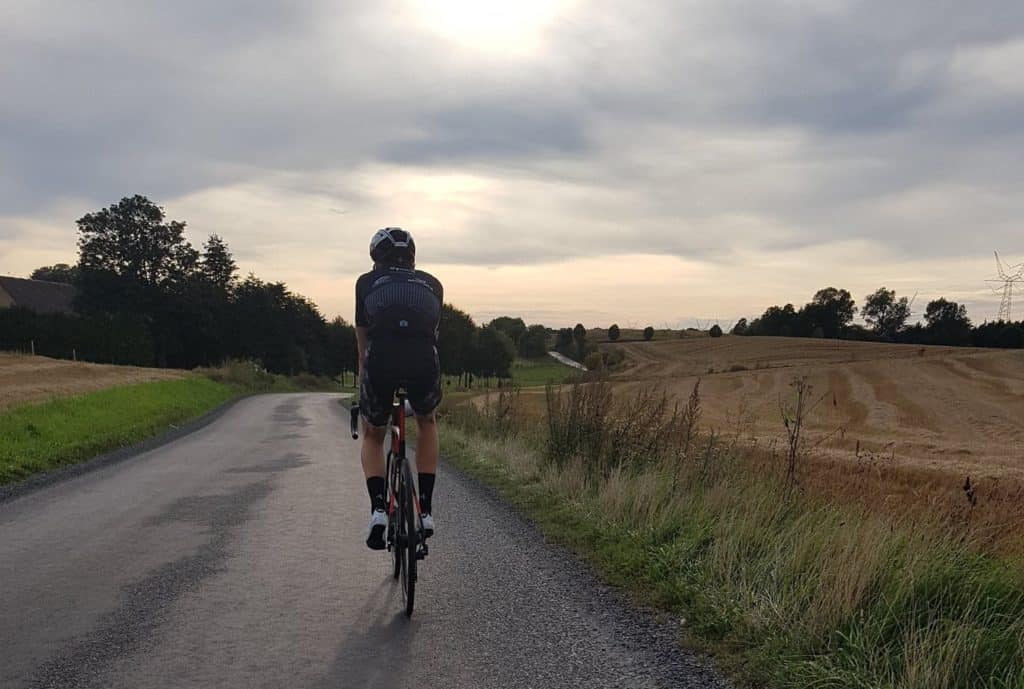 Cykeltræning alene 