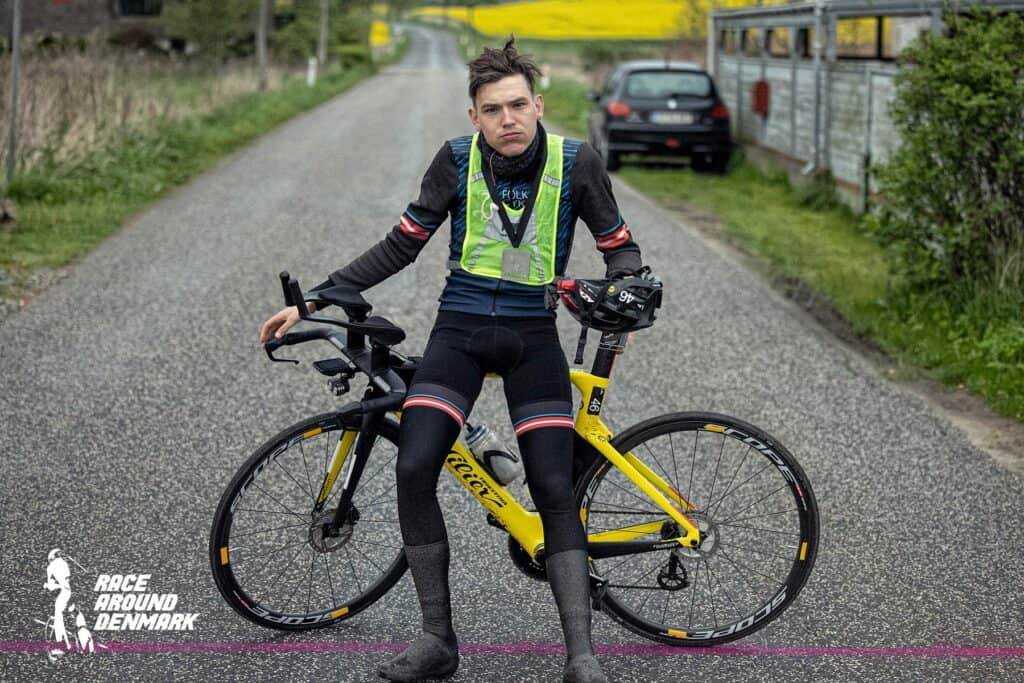 Mads Frank winning Race around Denmark 2021