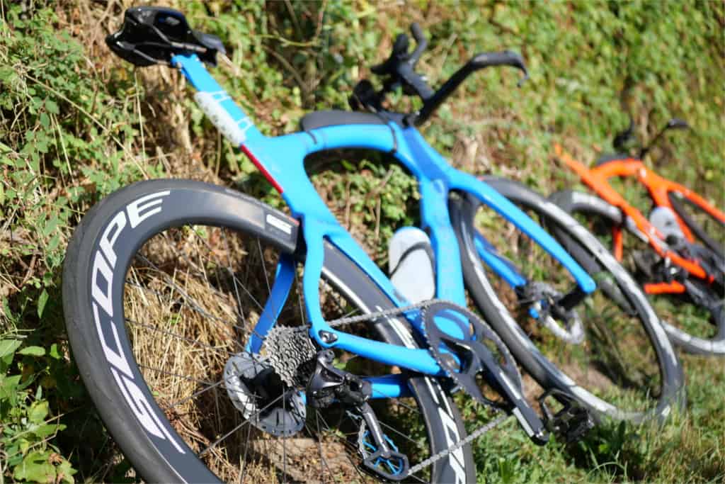 Pinarello Bolide wainting for Helnæs24 The Danish ultra double.